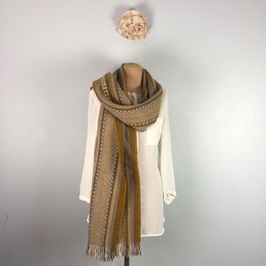 Madewell Chunky Weave Fringe Scarf